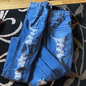 Pacsun ripped jeans.